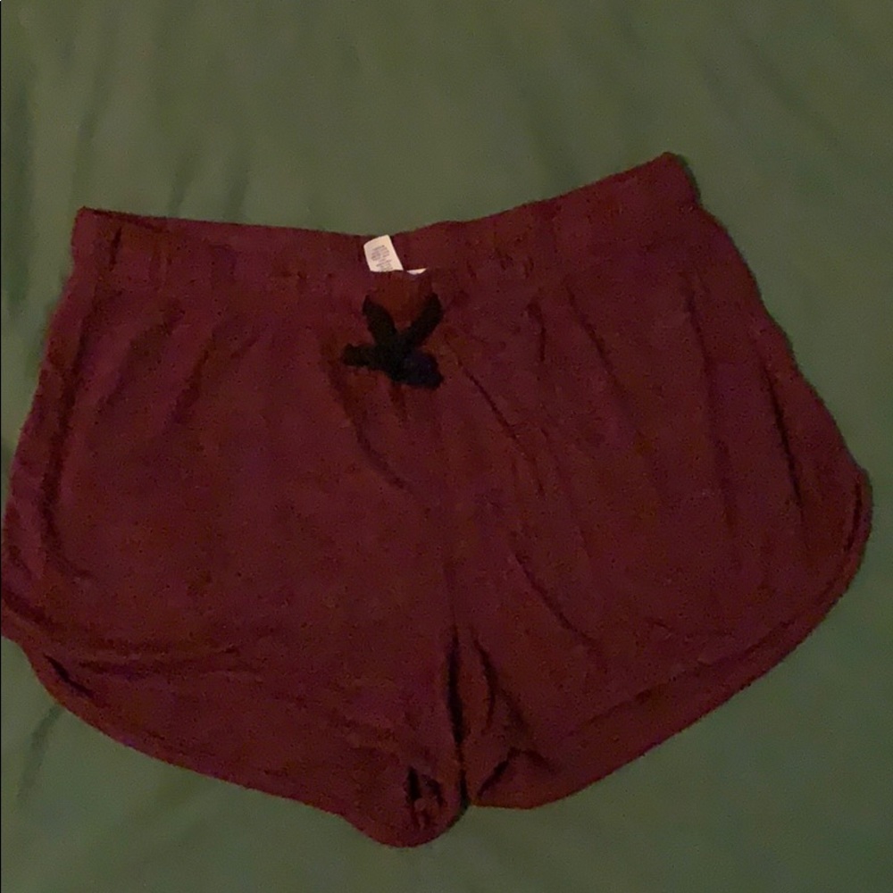 Soft maroon shorts